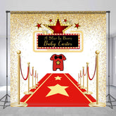 Aperturee - A Star Is Born Red Carpet Custom Baby Shower Backdrop
